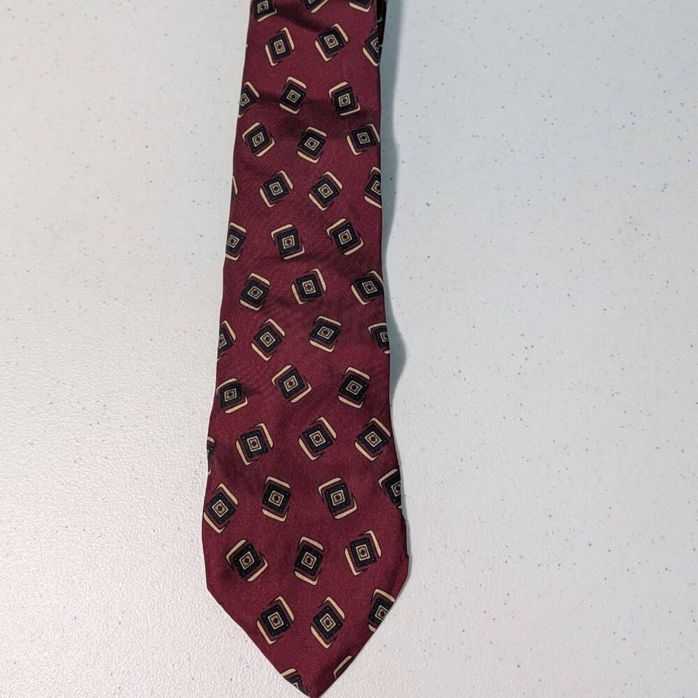 Woodward 3.5" Wide 100% Italian Silk Made In USA‎ Tie